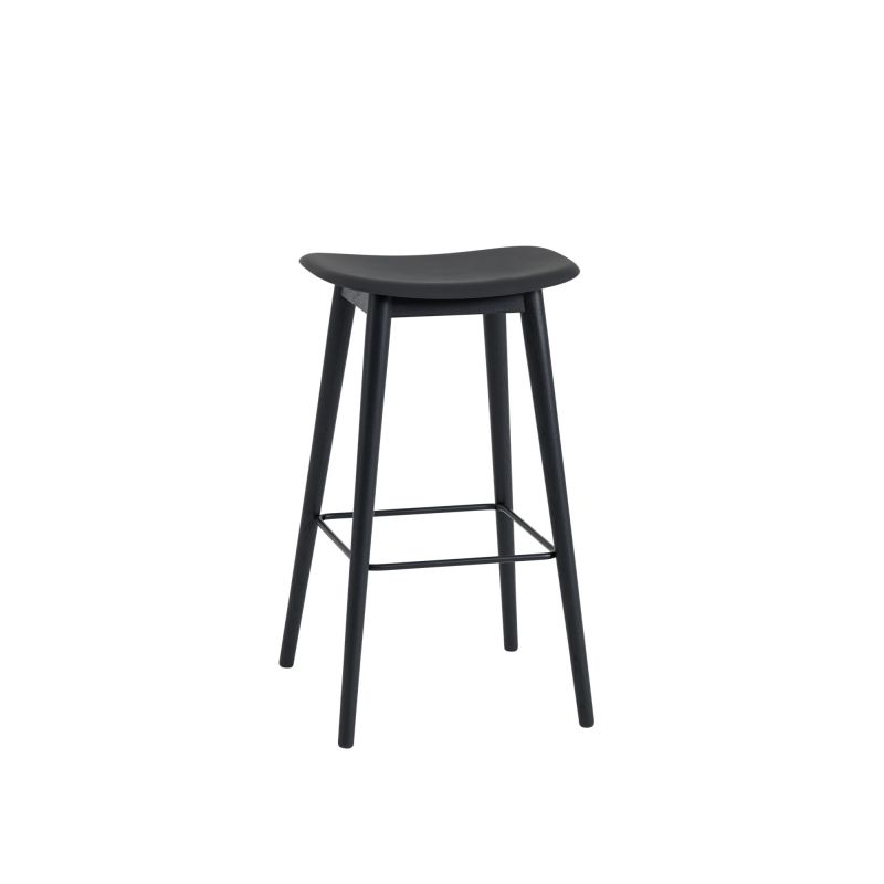 Fiber Bar Stool Barhocker 75 cm Holz Muuto